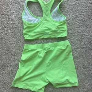 Lime Green Women's Sports Top